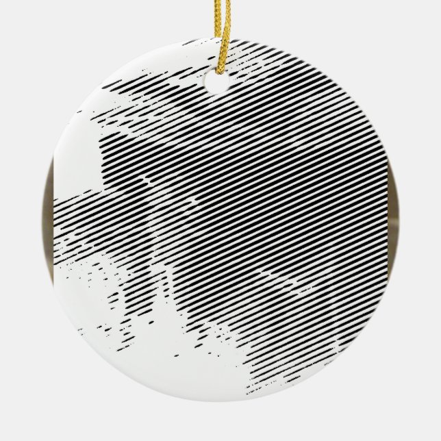 Picnic concert Groverallman  Ceramic Ornament (Front)