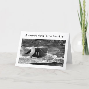 PICNIC FOR TWO-LAST A LIFETIME-TO GROOM CARD