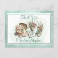Picnic in the Park Floral Adult Birthday Thank You