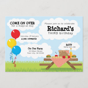 Picnic Invitation - Bright Beautiful Day