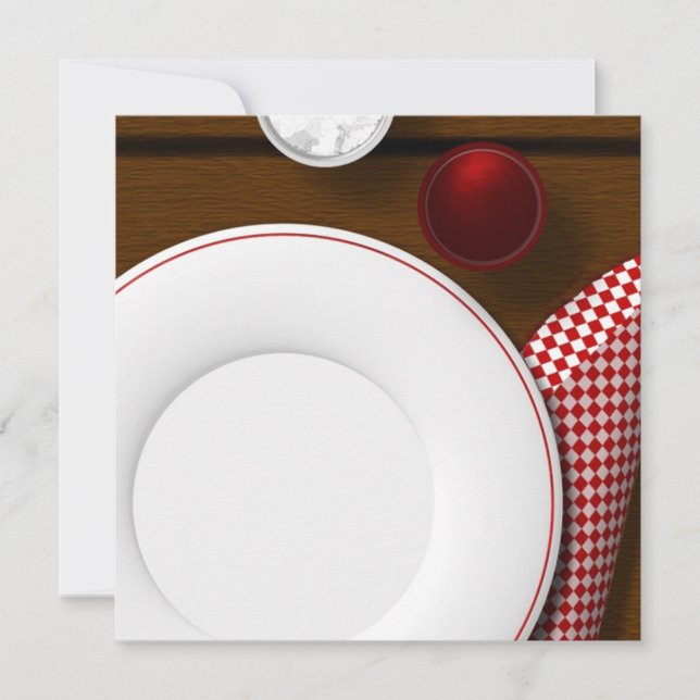 picnic invitations glasses (Front)