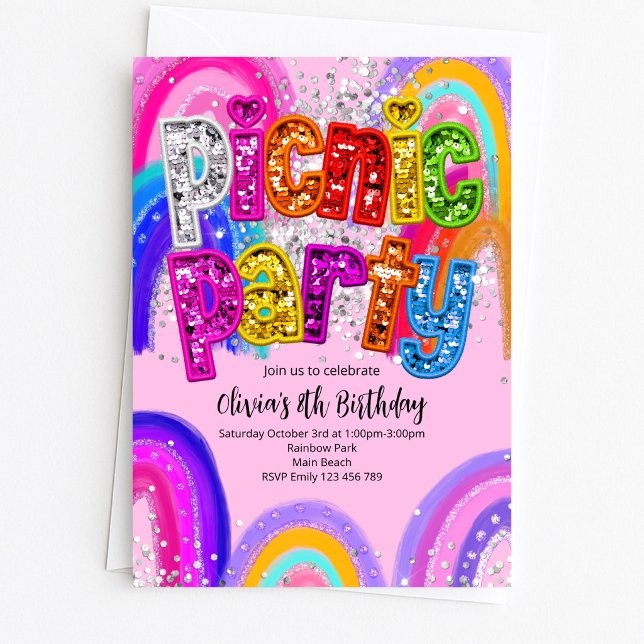 Picnic Party Birthday Invitation (Creator Uploaded)