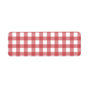 Picnic Pattern Return Address Label