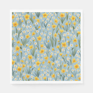 Picnic Plates - Daffodils Napkin