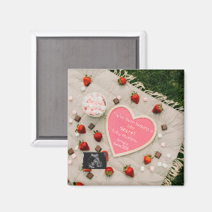  Picnic Pregnancy Announcement Outdoor reveal gift Magnet