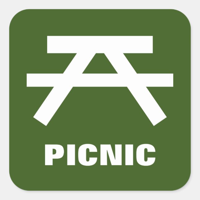 Picnic table stickers (Front)