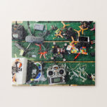 Picnic Table with Drones and Graffiti Jigsaw Puzzle<br><div class="desc">Picnic Table with Drones and Graffiti</div>