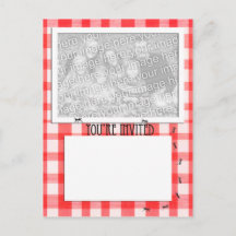 Picnic Theme Invitation Template
