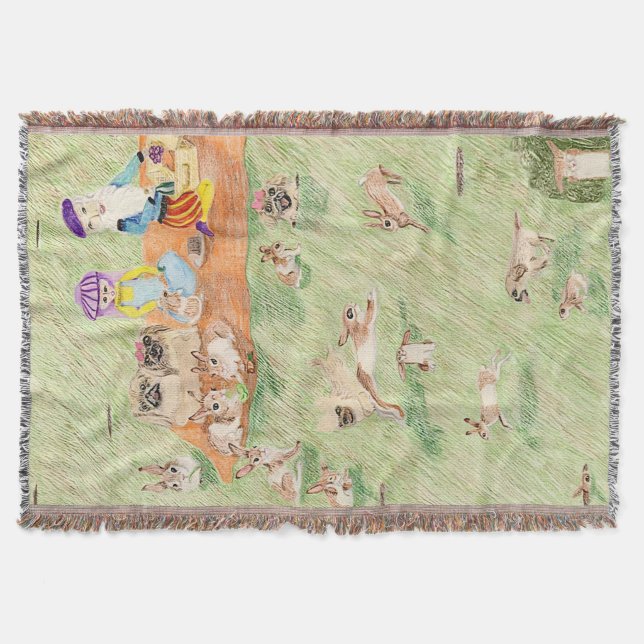 Picnic 🧺  throw blanket (Front)