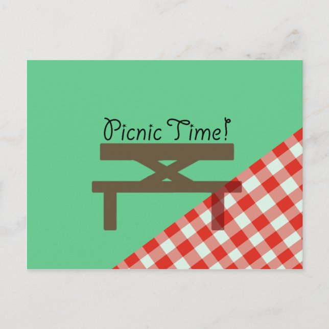 picnic time postcard (Front)