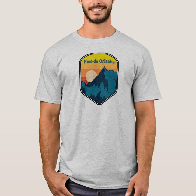 Pico de Orizaba Mexico Sunrise T-Shirt (Front)