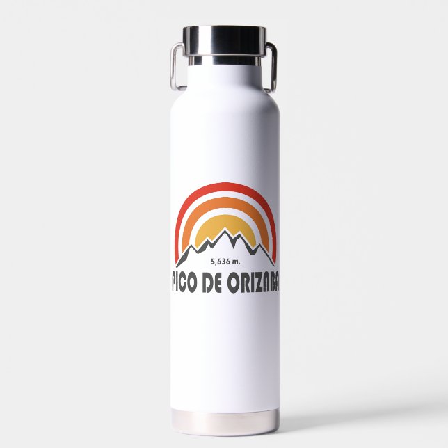 Pico de Orizaba Mexico Water Bottle (Front)