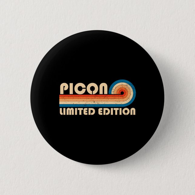 Picon Retro 70s 80s Sunset E Performance 6 Cm Round Badge (Front)