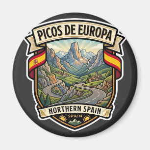 Picos de Europa Asturias Scenic Drive Magnet