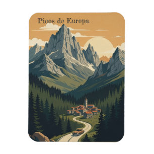 Picos de Europa, Spain Magnet