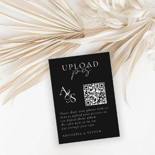 Pics happen! Photo, QR-Code, Wedding Enclosure Card