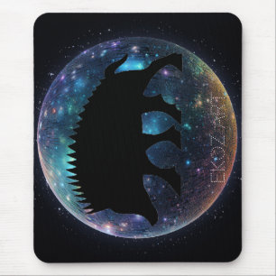 Pictish Boar Space Orb Mouse Pad