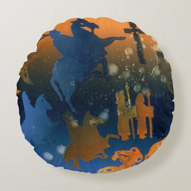 Pictish Ceremony Round Cushion (Front)