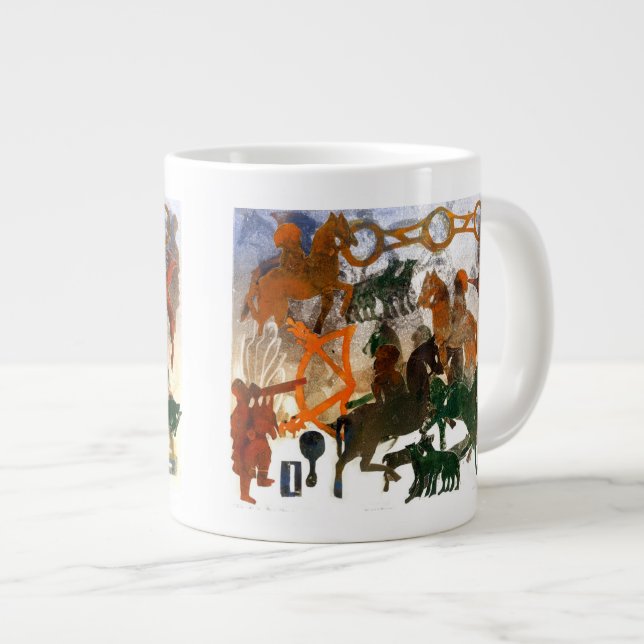 Pictish Heritage Large Coffee Mug (Front Right)