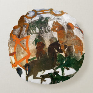 Pictish Heritage Round Cushion