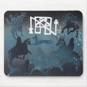 Pictish Hunting Scene I 1995 Mouse Pad