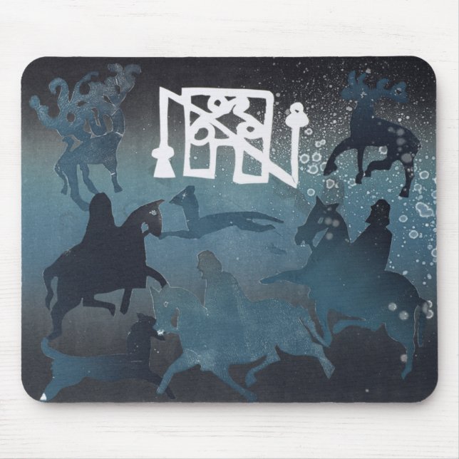 Pictish Hunting Scene I 1995 Mouse Pad (Front)