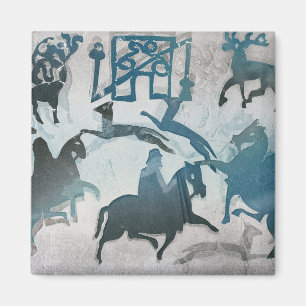 Pictish Hunting Scene III 1995 Magnet