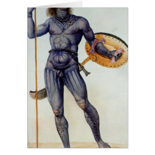 Pictish Man Holding a Shield