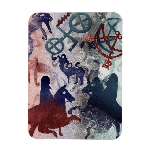 Pictish Riders 1996 Magnet (Vertical)