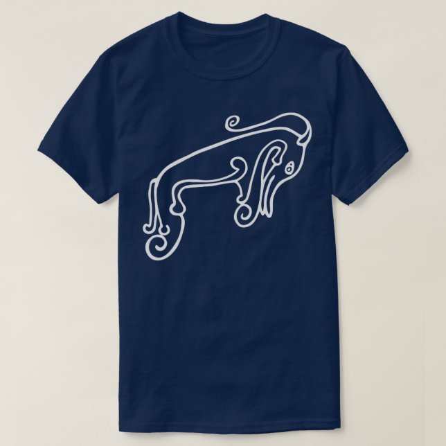 Pictish Sea Creature 2 T-Shirt (Design Front)