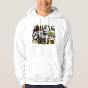 Pictish symbols and Lacing Hoodie
