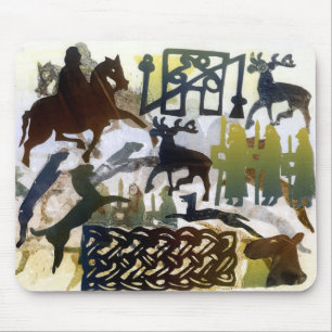 Pictish symbols and Lacing Mouse Pad