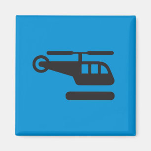Pictogram Magnet, Helicopter Magnet