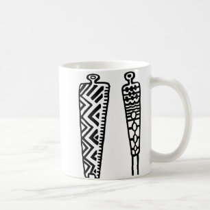 Pictograph Men-BW Coffee Mug