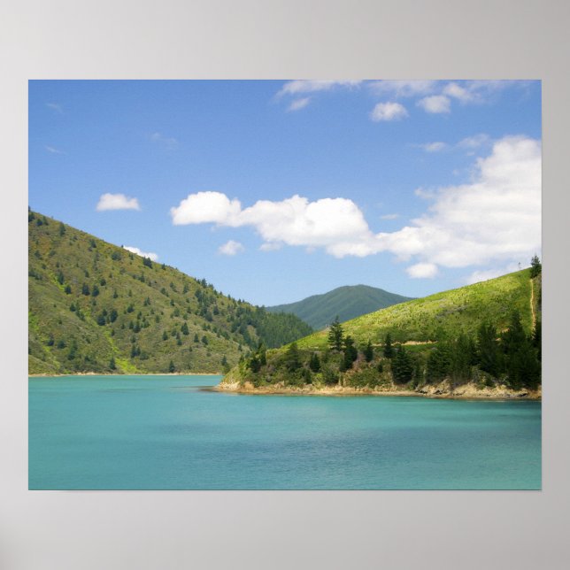 Picton, New Zealand. The gateway between North Poster (Front)