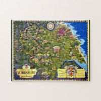 Pictorial Map of Yorkshire Puzzle