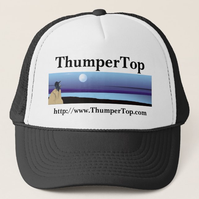 Picture 010, http://www.ThumperTop.com, ThumperTop Trucker Hat (Front)