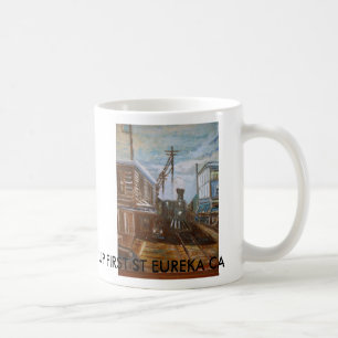 Picture 027, BALDWIN 1924 STEAMING UP FIRST ST... Coffee Mug