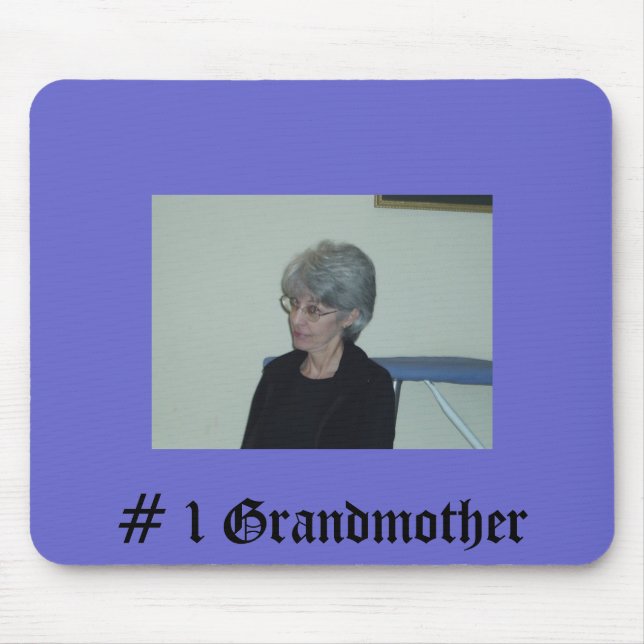 Picture 088, # 1 Grandmother Mouse Pad (Front)