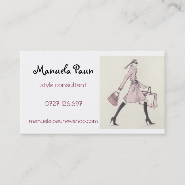 Picture 5, Manuela Paun, style consultant, 0727... Business Card (Front)