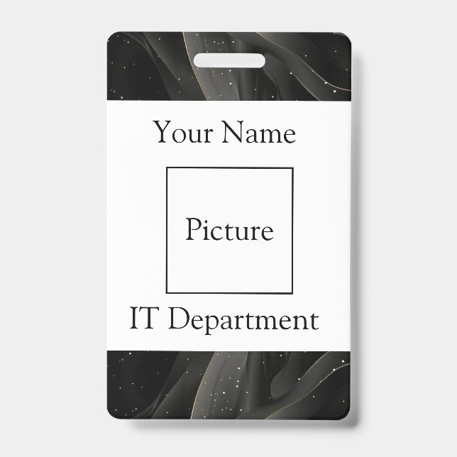 Picture badge tag ID badge (Front)