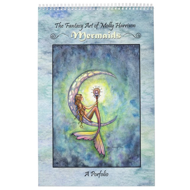Picture Book of Mermaids Portfolio Molly Harrison Calendar (Cover)