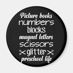 Picture Books Numbers Blocks Magnet Letters