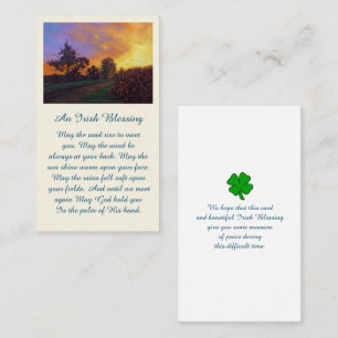 Picture Celebration of Life Memorial Card