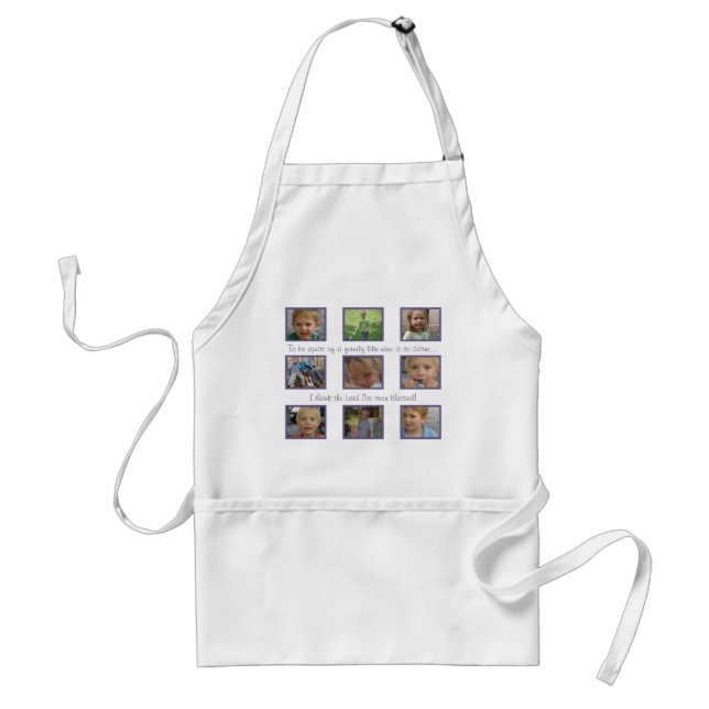 Picture Collage Family Apron (Front)