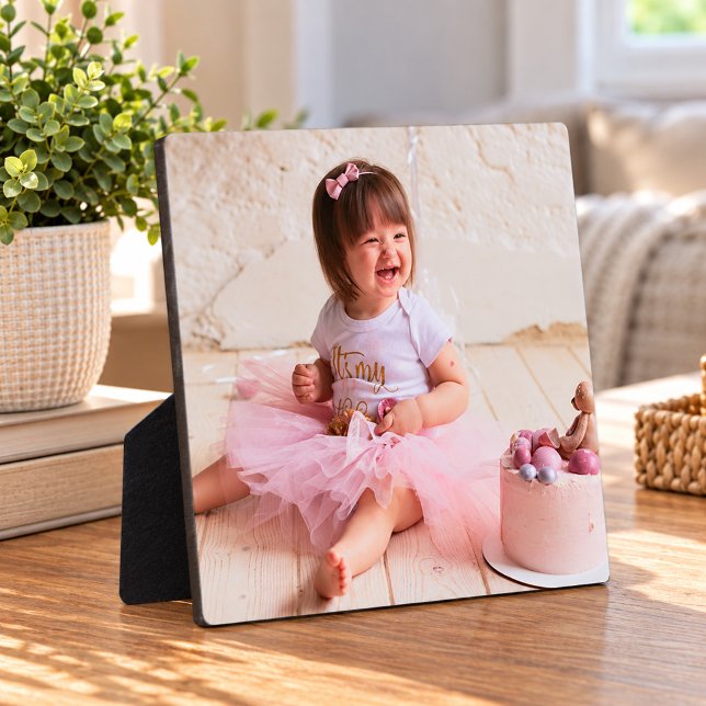 Picture Frame Easel Back Plaque (Photo put directly on hardboard panel for stunningly crisp image on frameless tabletop easel-stand)