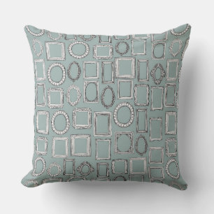 picture frames grey cushion