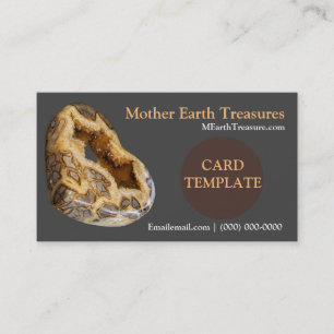 Picture Gemstone Godes Crystals Business Card