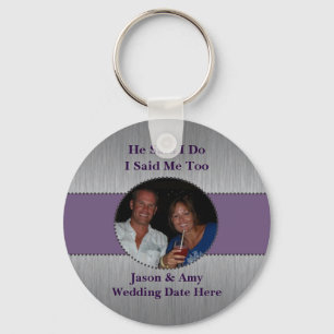 Picture Key Chain Wedding Favour