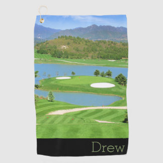 Picture Name Personalised Photo Golf Towel
